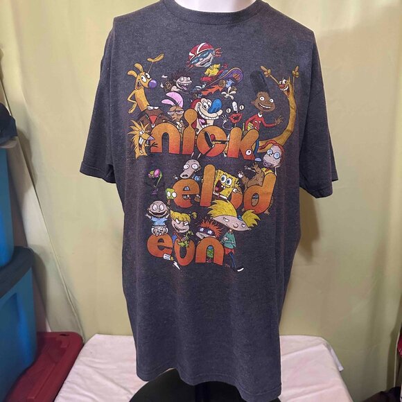 Nickelodeon 2017 Rugrats Ren & Stimpy Hey Arnold SpongeBob SquarePants Men's Gra - Picture 1 of 3